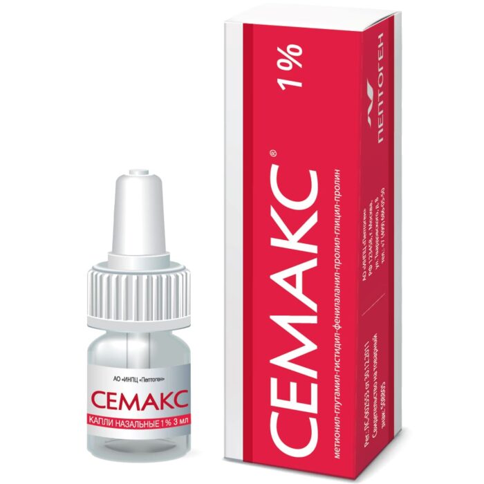 Семакс – краплі – 1%, 3 мл.